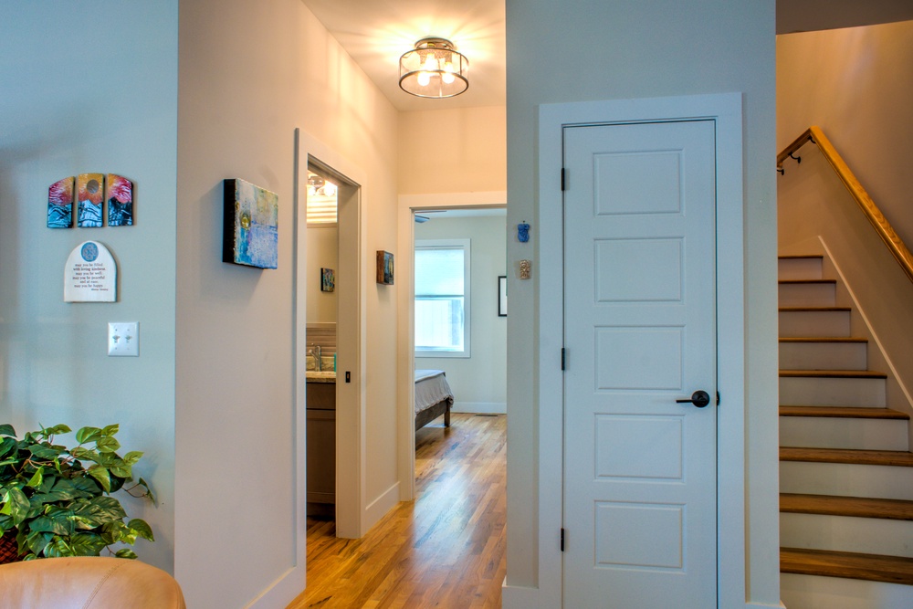 Hallway with Half Bath