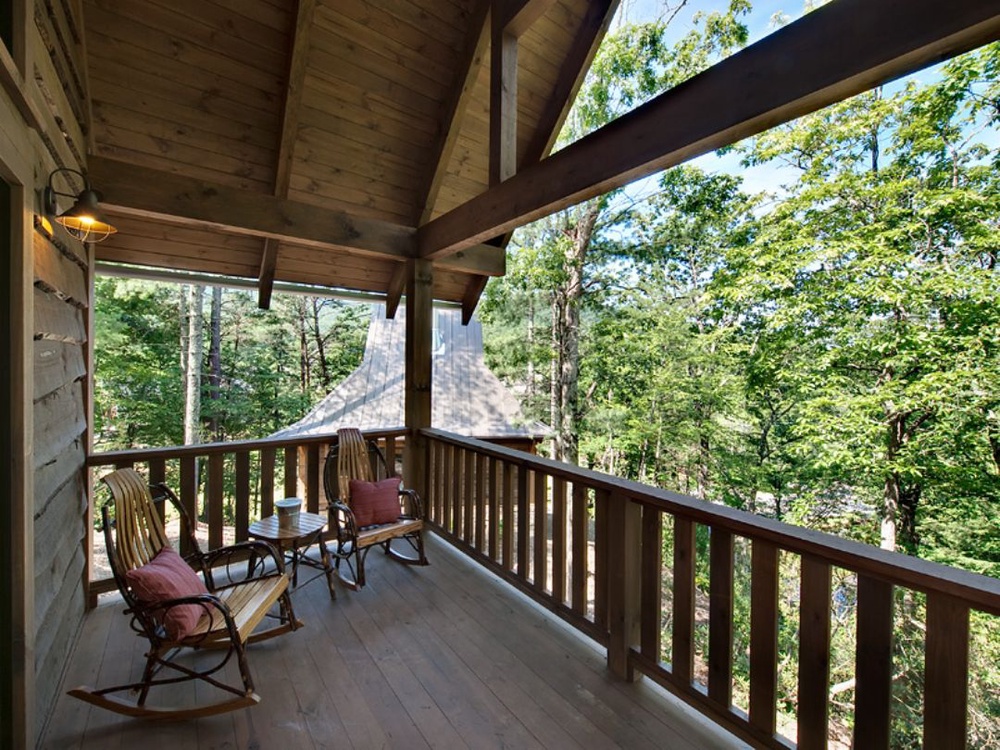 Wooded View from Deck during Summer Months
