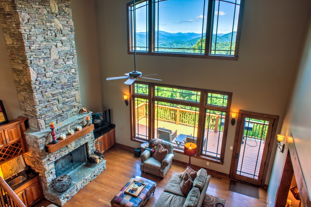 Mountain Views from Upper Level