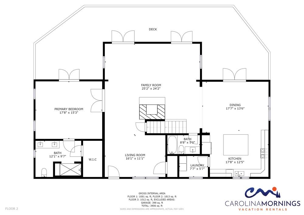 The Lodge at French Broad Floorplan