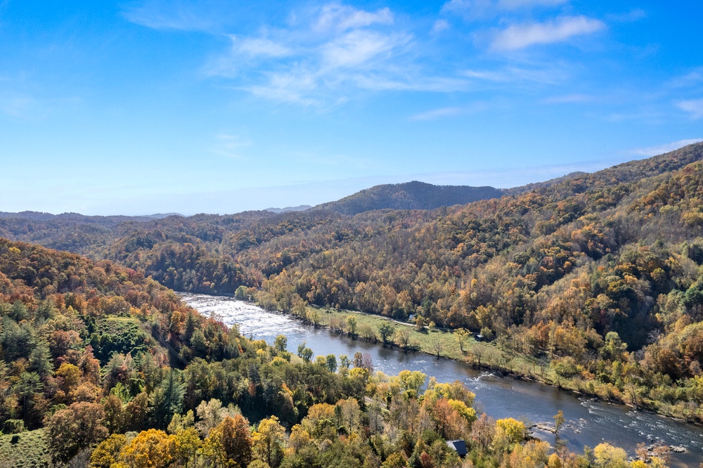 Ariel View of the French Broad River