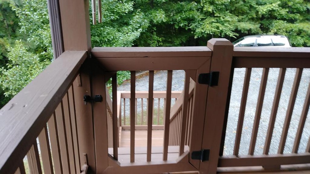 Gate on Front Deck