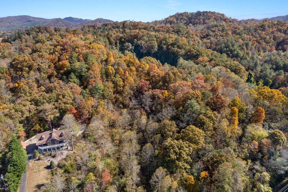 Ariel View of The Lodge at French Broad