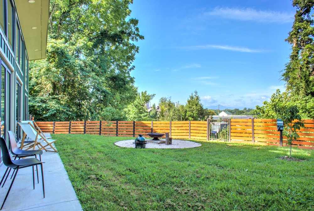 Fenced-in Yard and Fire Pit
