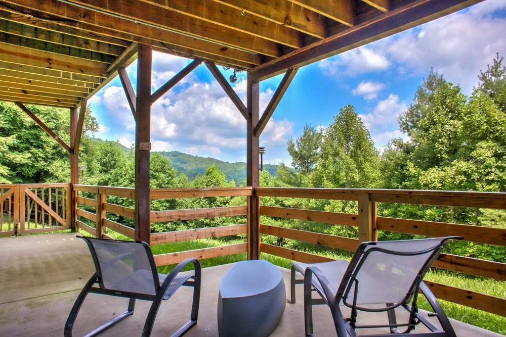 Sit Back and Relax Under the Covered Deck