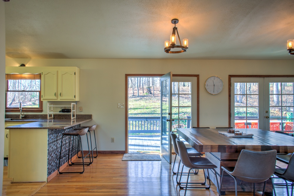 Access to Deck from Dining Area