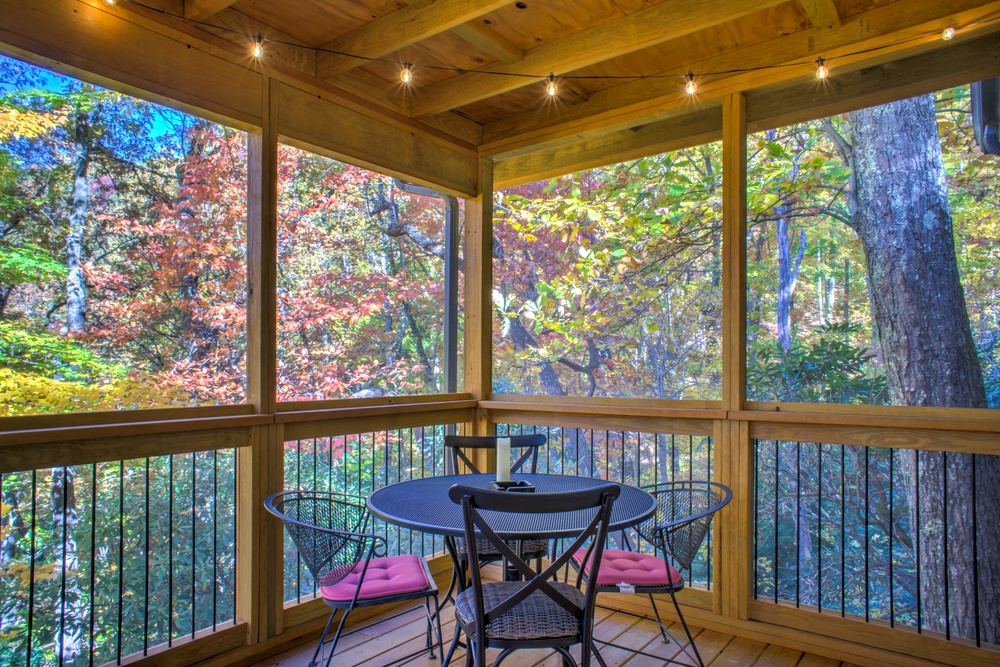 Covered Deck with Outdoor Seating