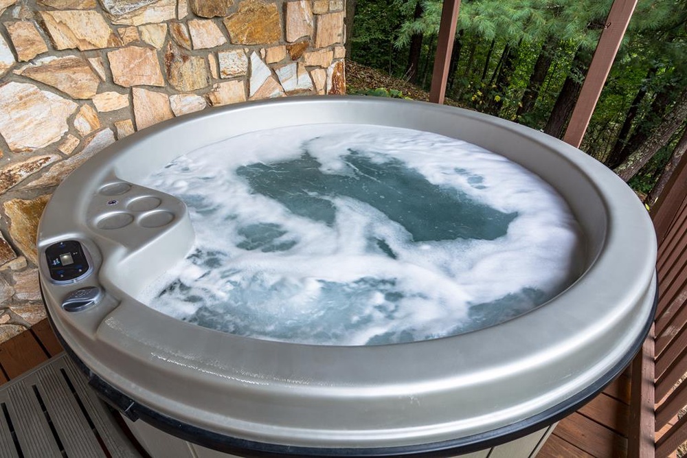 Take a Soak in the Bubbly Hot Tub