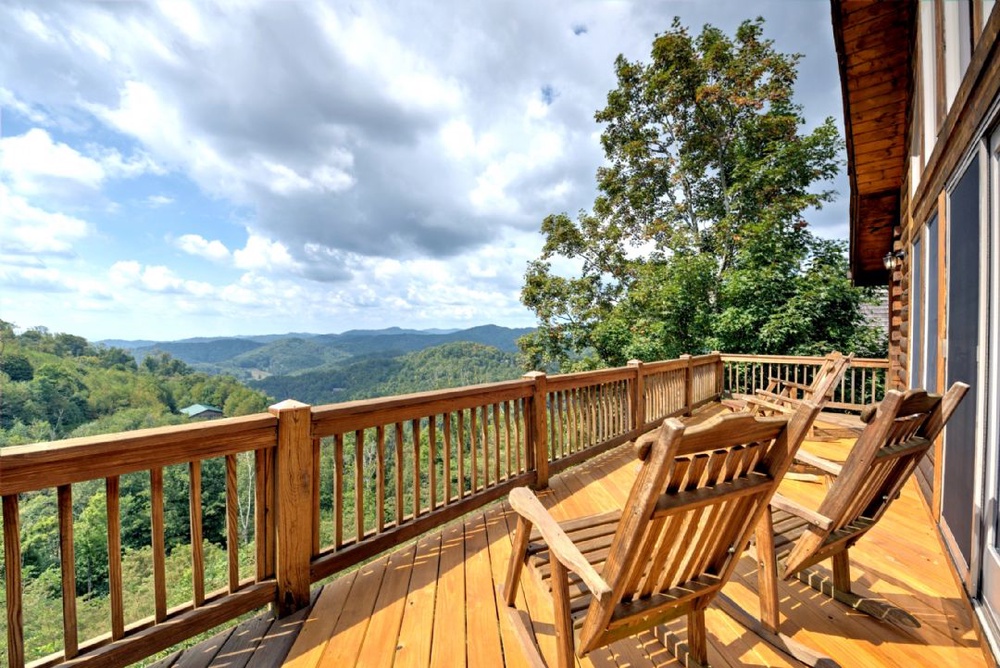 Deck Views of the Mountains