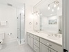 Primary King En-Suite - Dual Vanities + Walk-In Shower