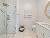 King Guest En-Suite - Single Vanity + Walk-In Shower