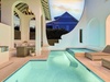 Take an Evening Dip Under the Stars in the Private Pool