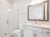 King Guest En-Suite - Single Vanity + Walk-In Shower