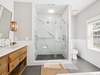 Rinse Off in the Oversized Walk-In Shower