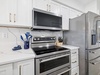 Fully Equipped Kitchen Offering Stainless Steel Appliances
