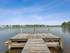 Guests enjoy a Private Dock on Eastern Lake!