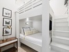 Sleep 4 in the Primary Suite Bunk Nook - Queen Over Queen Bunk