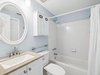 Queen Guest En-Suite - Single Vanity + Shower/Tub Combo