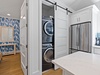 Carriage House - Stacked Laundry