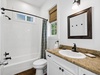1st Floor Guest Bathroom - Single Vanity + Shower/Tub Combo