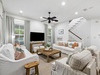 Open & Airy Living Space with Flat-Screen TV
