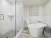 Primary King En-Suite - Large Soaking Tub & Walk-In Shower