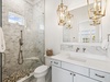 King Guest En-Suite - Single Vanity + Walk-In Shower