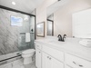 3rd Floor Guest Bathroom - Single Vanity + Walk-In Shower