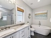 Primary King En-Suite - Dual Vanities + Soaking Tub