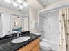 Queen Guest En-Suite - Single Vanity & Shower/Tub Combo