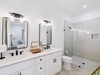 Queen Guest En-Suite - Dual Vanities + Walk-In Shower