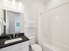 Bunk Room En-Suite - Single Vanity + Shower/Tub Combo