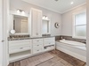 Primary King En-Suite - Dual Vanities & Soaking Tub