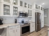 Chef's Kitchen Offering Stainless Steel Appliances