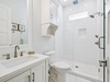 2nd Floor Guest Bathroom - Single Vanity + Walk-In Shower