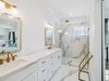 Primary King En-Suite - Dual Vanities + Walk-In Shower
