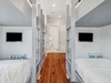 Each Bunk is Equipped with a Flat-Screen TV!