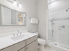 Queen Guest En-Suite - Single Vanity + Walk-In Shower