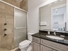 Primary King En-Suite - Single Vanity + Walk-In Shower