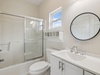 Primary Queen En-Suite - Single Vanity & Shower/Tub Combo