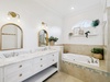 Primary King En-Suite - Dual Vanities + Soaking Tub