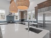 Chef's Kitchen with Stainless Steel Appliances
