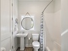 Queen Guest En-Suite - Single Vanity + Shower/Tub Combo