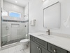 King Guest En-Suite - Single Vanity + Walk-In Shower