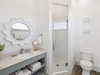 Primary King En-Suite - Single Vanity + Walk-In Shower