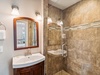 Queen Guest En-Suite - Single Vanity + Walk-In Shower