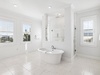Primary King En-Suite - Spacious Walk-In Shower + Soaking Tub