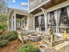 Fire Pit Outside the Screened in Porch