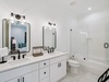 King Guest En-Suite - Dual Vanities + Shower/Tub Combo