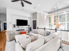 2nd Floor Living Area - Equipped with a Large Flat Screen TV & Sound Bar